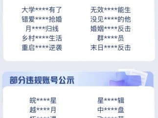快手下架违规微短剧百余部 片名及内容低劣、情节雷人有害等